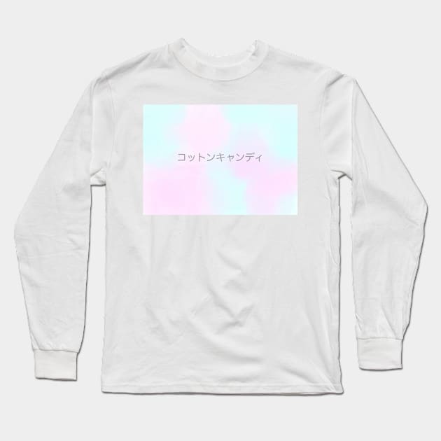 Cotton candy Long Sleeve T-Shirt by Marinaaa010